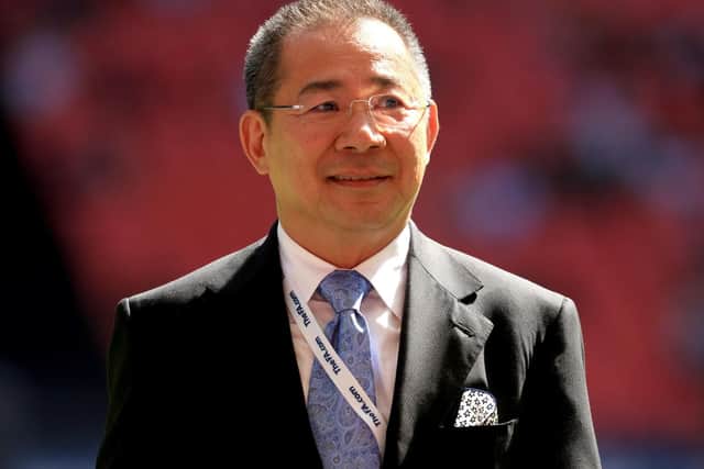 Leicester owner Vichai Srivaddhanaprabha was one of five people to die when a helicopter crashed near the King Power Stadium, the club have confirmed in a statement. Picture: Adam Davy/PA Wire