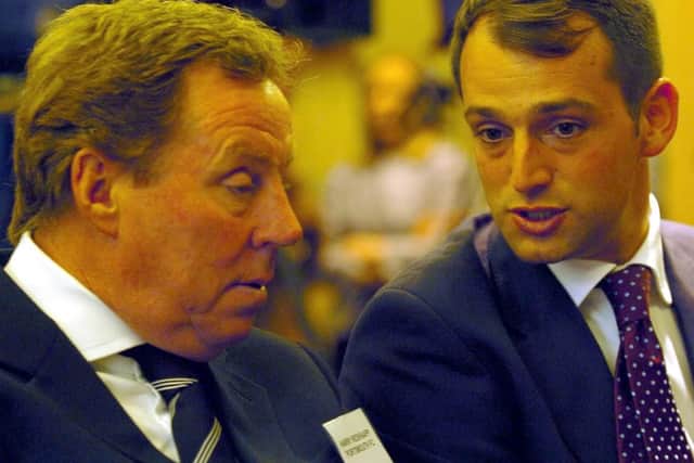 Harry Redknapp, left, with Sacha Gaydamak Picture: Malcolm Wells
