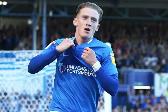 Pompey winger Ronan Curtis
