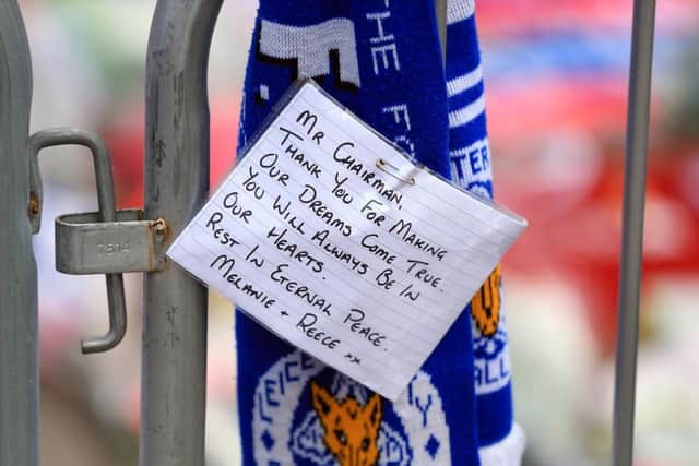 Leicester Chairman, Vichai Srivaddhanaprabha, was among those to have tragically lost their lives on Saturday evening when a helicopter carrying him and four other people crashed outside King Power Stadium. Picture: Mike Egerton/PA Wire