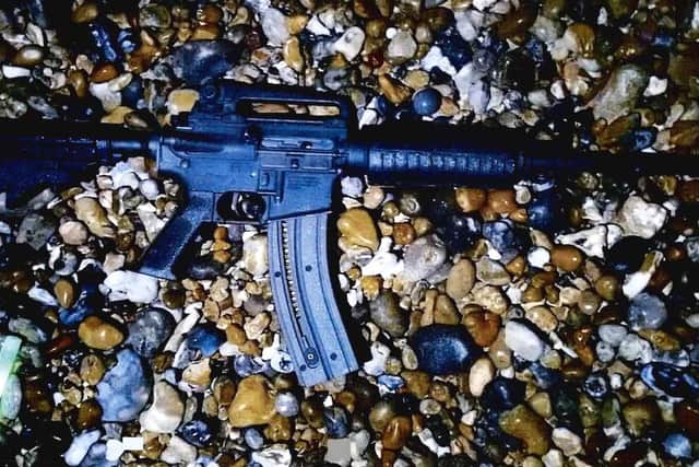 Gun used by Craig Savage during the rampage. Picture: Sussex Police/ PA Wire