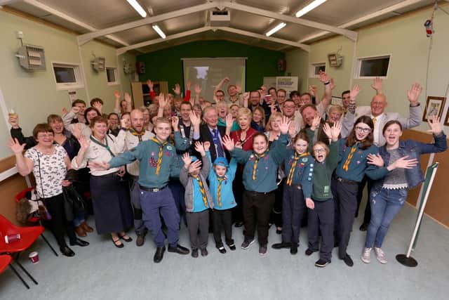 Members of 1st Fareham Scout Group are raising money for an extension to their hut