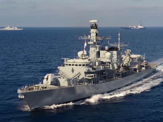 HMS Montrose is set sail on a three-year mission overseas. She is expected to arrive in New Zealand tomorrow for a brief stop near Auckland. Photo: Royal Navy