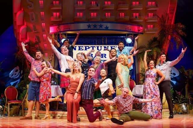 The cast of Benidorm Live in action. Picture by Paul Coltas