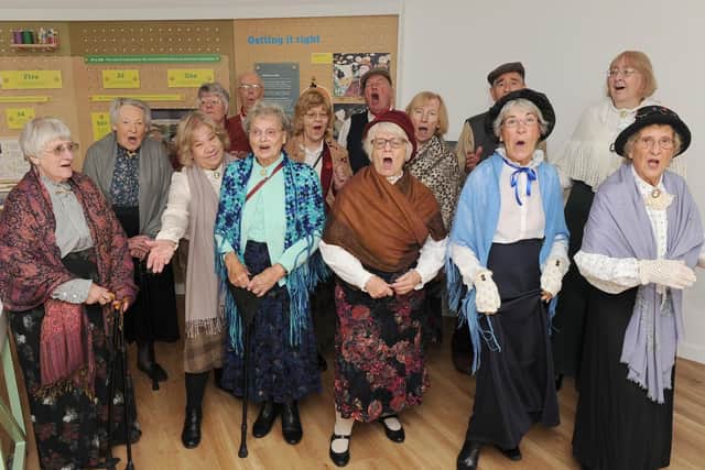 The Fareham Over-50s Choir at the D-Day Story to promote the First World War show Keep the Home Fires Burning
Picture: Habibur Rahman