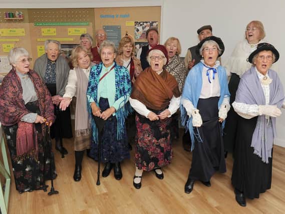 The Fareham Over-50s Choir at the D-Day Story to promote the First World War show Keep the Home Fires Burning 
Picture: Habibur Rahman