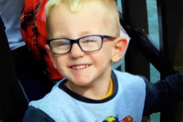 Leo Durrington, 3, is fighting for his life. Picture: Greater Manchester Police/PA Wire
