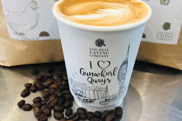 Compostable coffee cup