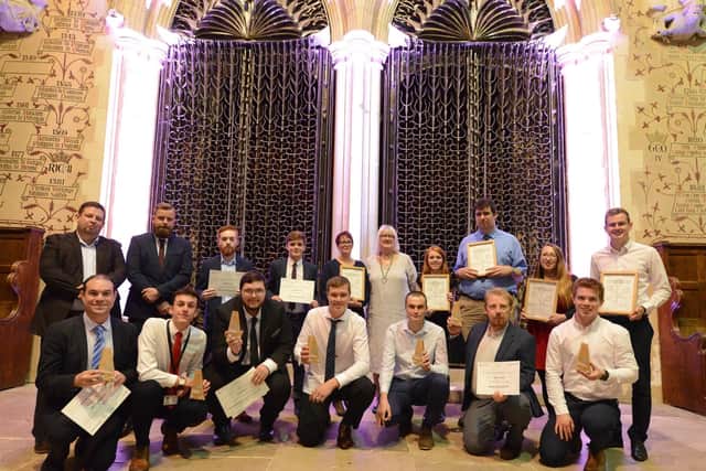 Winners at the annual Apprentice Awards run by Hampshire County Council