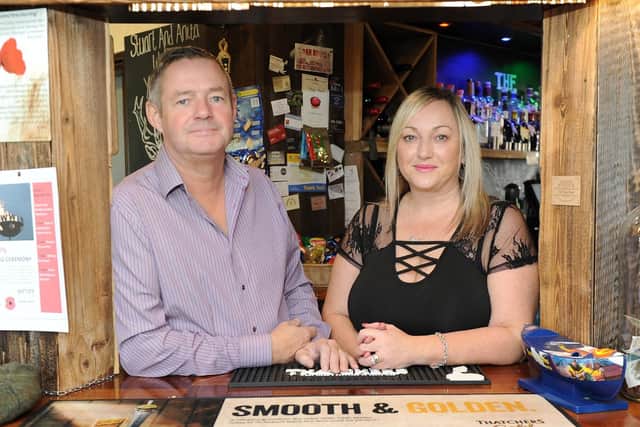 Stuart and Anita Webb, who run the Stags Head pub in Westbourne. Picture: Habibur Rahman