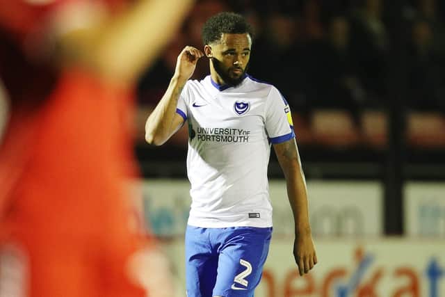 Anton Walkes has been challenged to impress upon Pompey recall. Picture: Joe Pepler