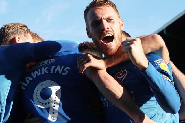 Tom Naylor returns for Pompey after serving a one-match suspension. Picture: Joe Pepler