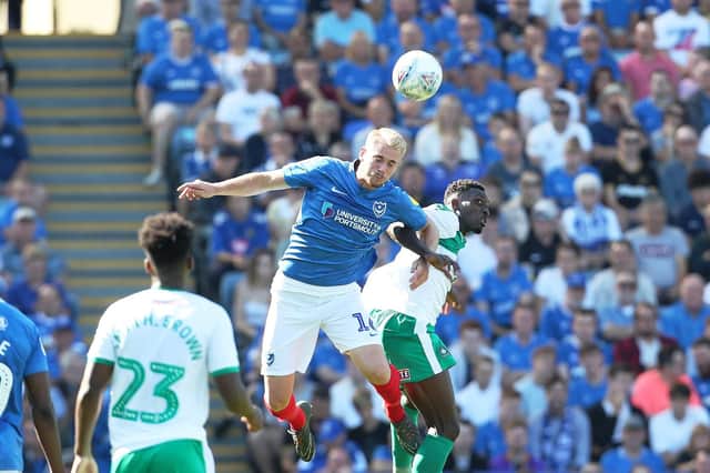 Jack Whatmough has been recalled to Pompey's side against Bradford City today. Picture: Joe Pepler