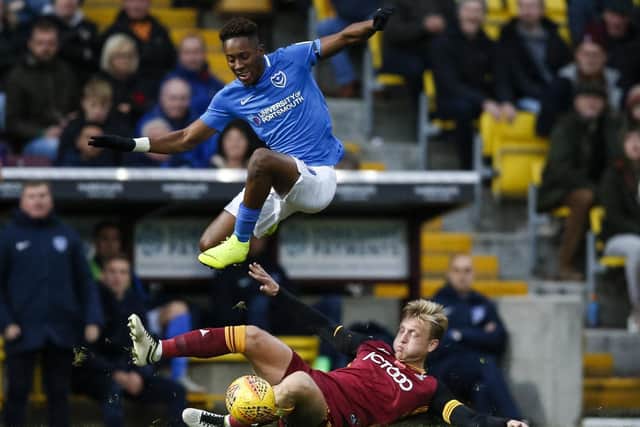 Pompey's Jamal Lowe. Picture: Daniel Chesterton/phcimages.com