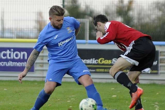 Shane Cornish scored for Baffins Milton Rovers