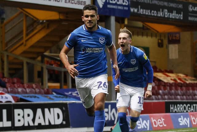 Pompey match-winner Gareth Evans Picture: Daniel Chesterton