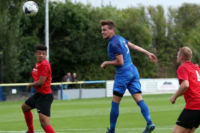 Jason Parish got the winner for Baffins Milton Rovers. Picture: Chris Moorhouse