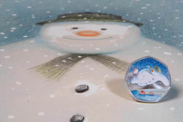 Limited edition The Snowman 50p. Picture: David Parry/PA Wire