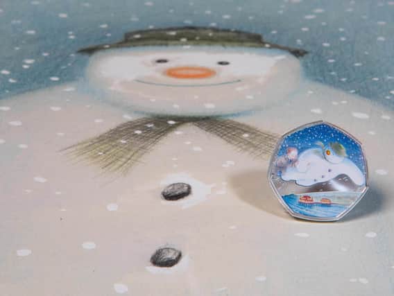 Limited edition The Snowman 50p. Picture: David Parry/PA Wire