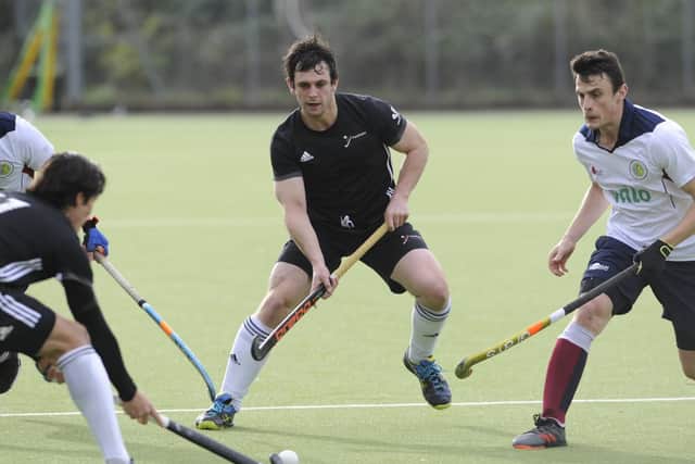 Fareham take on Olton & West Midlands. Jack Gilbert. Picture Ian Hargreaves (181104-1_hockey)