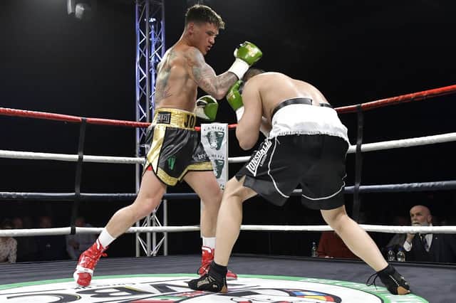 Joel McIntyre suffered a semi-final defeat in the Ultimate Boxxer II event Picture: Neil Marshall
