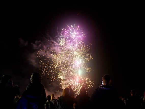 Fireworks. Picture: Sarah Standing