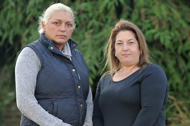 Brook Hoar (left), and Janine Milburn met for the first time to speak about the death of their children, Tommy Cowan and Georgia Jones, at Mutiny Festival in May. Picture: Ian Hargreaves