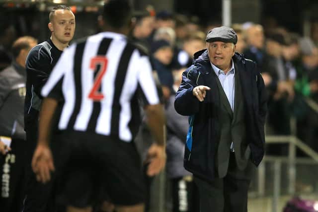 Maidenhead United manager Alan Devonshire