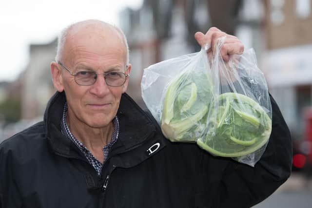 Peter Patterson, manager of All Seasons Fruiterers in Lee-on-the-Solent High Street. Picture: Steve Reid