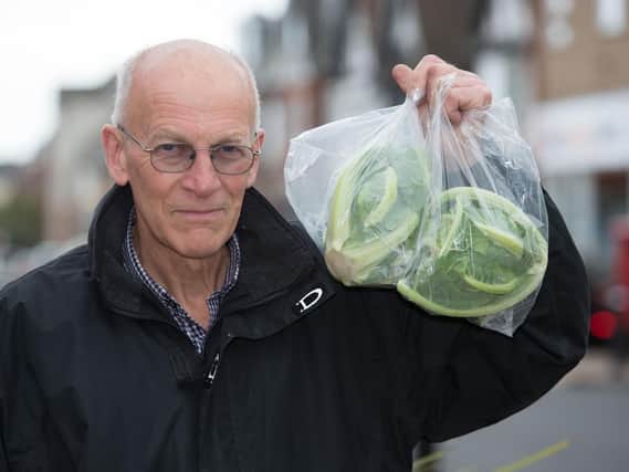 Peter Patterson, manager of All Seasons Fruiterers in Lee-on-the-Solent High Street. Picture: Steve Reid