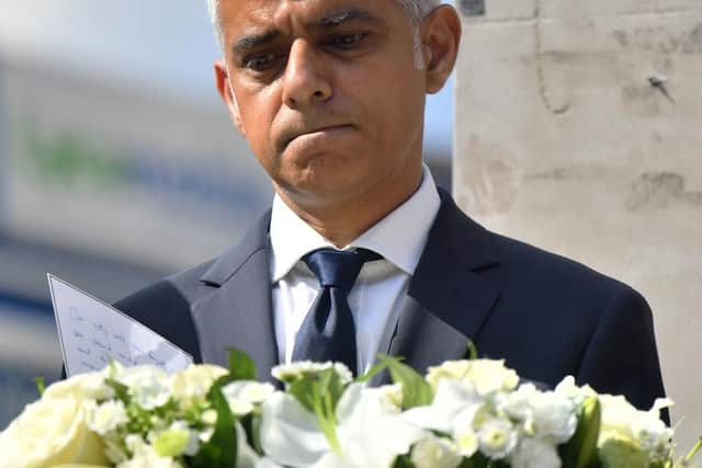 Mayor of London Sadiq Khan PRESS ASSOCIATION