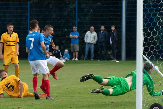 Alfie Stanley was on target in Pompey Academy's draw with AFC Bournemouth.
Picture: Keith Woodland