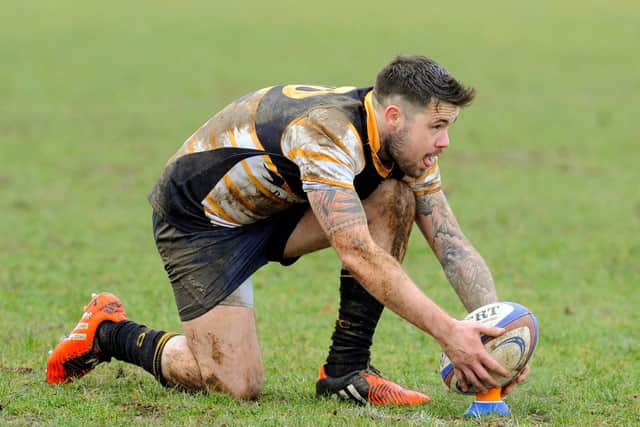 Simon Morgan, number 10 for Portsmouth RFC. Picture: Malcolm Wells