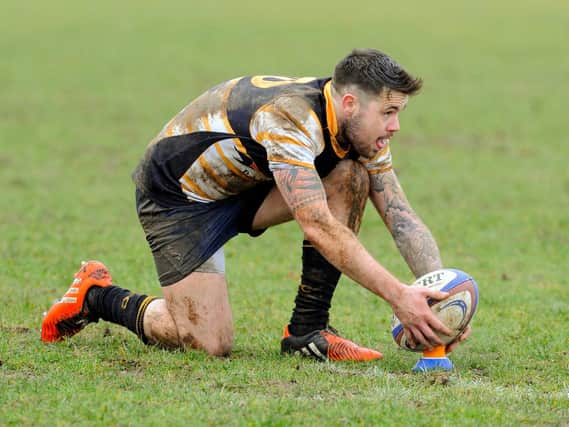 Simon Morgan, number 10 for Portsmouth RFC. Picture: Malcolm Wells