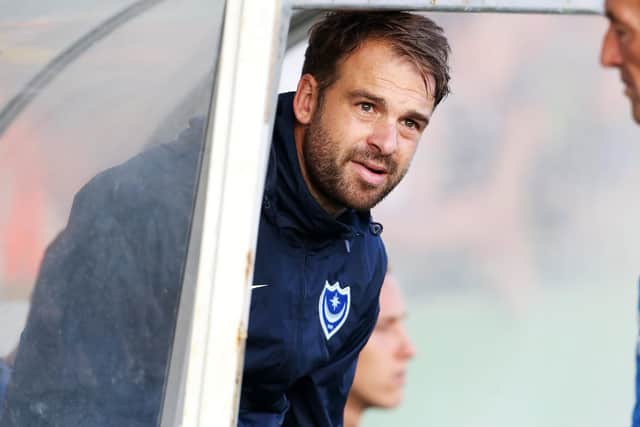 Pompey striker Brett Pitman Picture: Joe Pepler