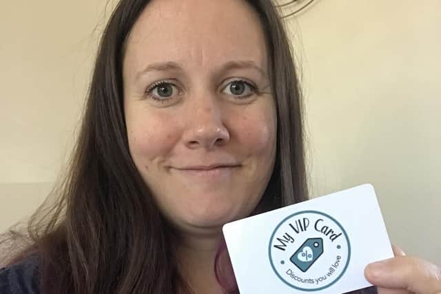 Maddy Alexander-Grout, who runs My VIP Card
