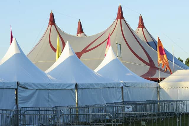 The gates are empty after Mutiny was closed following the death of two festival-goers.
Picture by: Malcolm Wells (180527-5998)