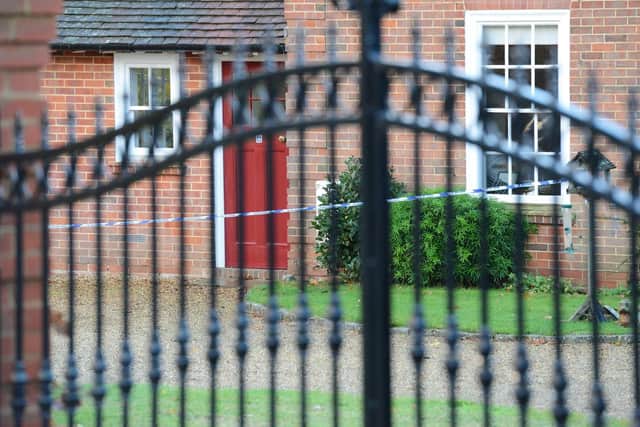 Police presence at Sheet Common House near Petersfield where a body has been found in the grounds. Picture: Morten Watkins/Solent News & Photo Agency
UK +44 (0) 2380 458800