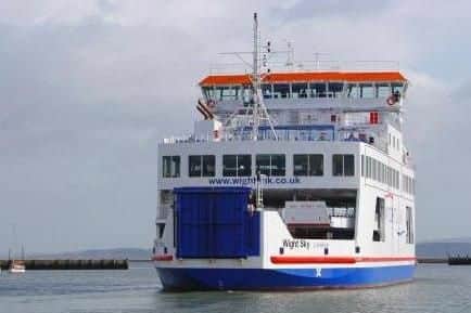 A Wightlink ferry