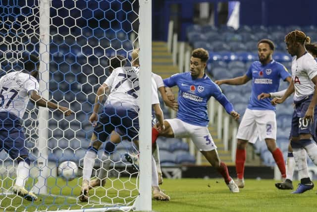 Andre Green scored in the win over Spurs Picture: Robin Jones