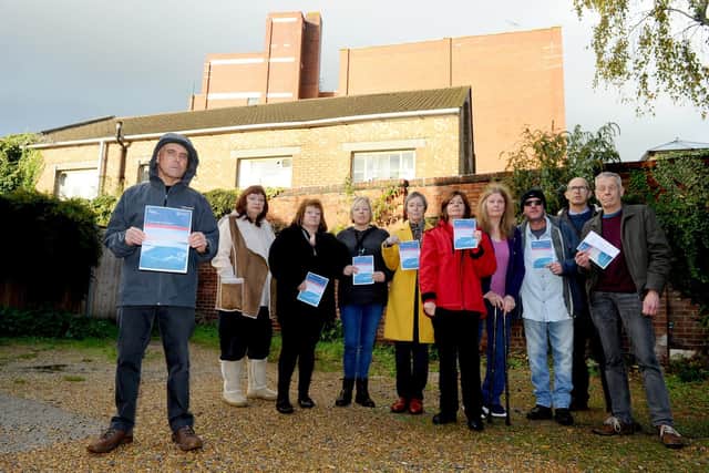 From left, Derek McCullough, Sue Mitchell, Franny Phillips, Anita Pope, Jan Webb, Jo Dolan, Chris Woods, Jim Trimnell, Jonathan Snow and Nigel Rice. 
Picture: Sarah Standing (180827-9907)