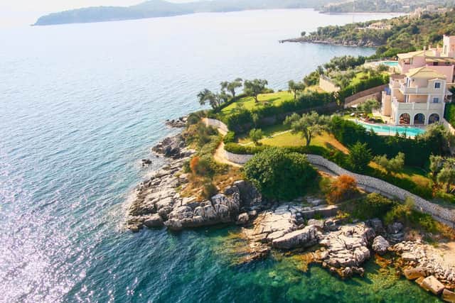 The stunning Villa Aliki.