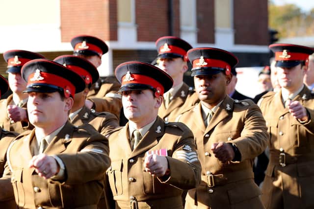 Havant held their Community Act of Remembrance service with a parade from the Ex-Servicemens Club to St Faith's Church in Havant, on Sunday November 11.