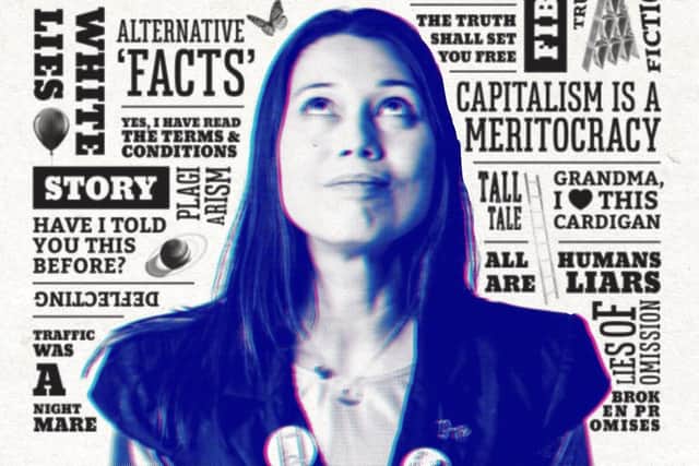 Francesca Beards Post-Truth Apocalypse is at The Spring Arts Centre in Havant on Saturday, November 17, 7.30pm
