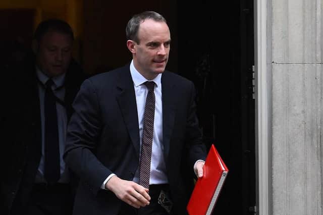 Dominic Raab has resigned. Picture: Kirsty O'Connor/PA Wire