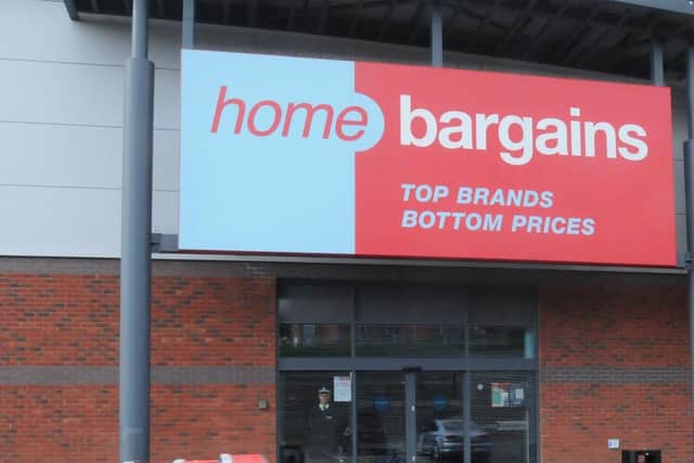 Stock image of a Home Bargains store. Picture: Matthew Cooper/ PA Wire