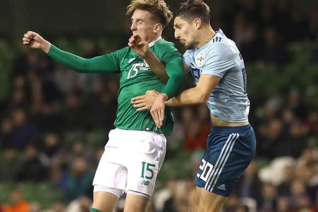 Ronan Curtis made his debut for Republic of Ireland against Northern Ireland on Thursday night