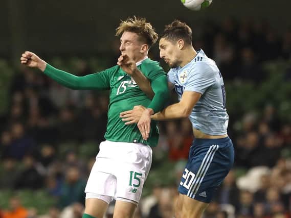Ronan Curtis made his debut for Republic of Ireland against Northern Ireland on Thursday night