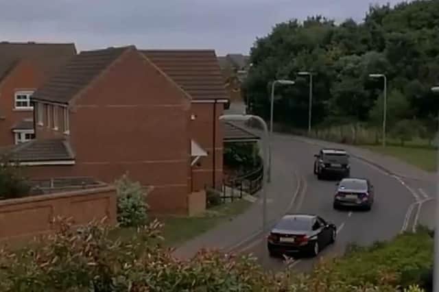Still from a video sent in by a resident on Britannia Way, Gosport
