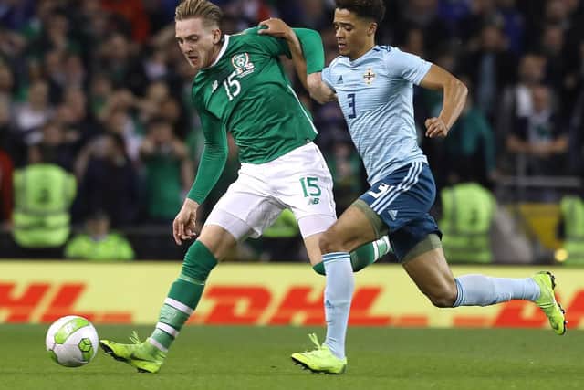 Ronan Curtis came on as a second-half subs against Northern Ireland on Thursday night